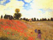 Claude Monet Poppies at Argenteuil china oil painting reproduction